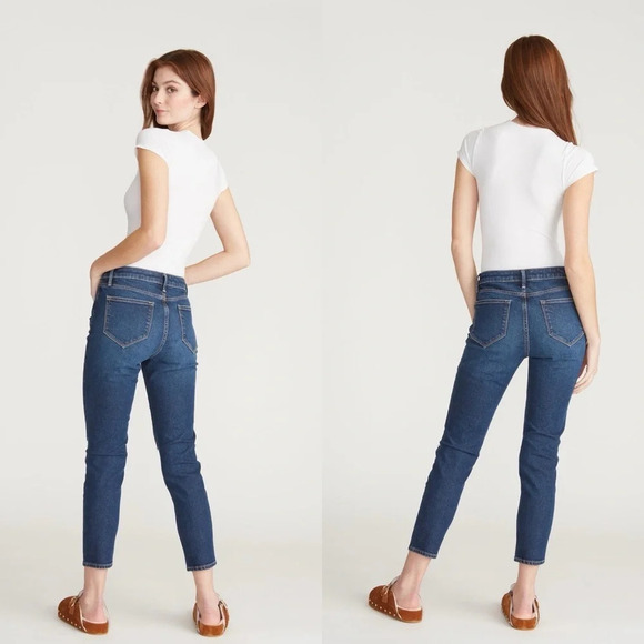 DRIFTWOOD Gizelle Girlfriend Skinny Jeans Destructed Distressed Size 30 - Picture 2 of 16